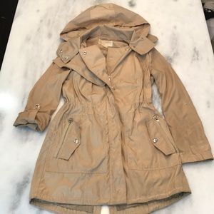 MICHAEL Michael Kors tan color raincoat